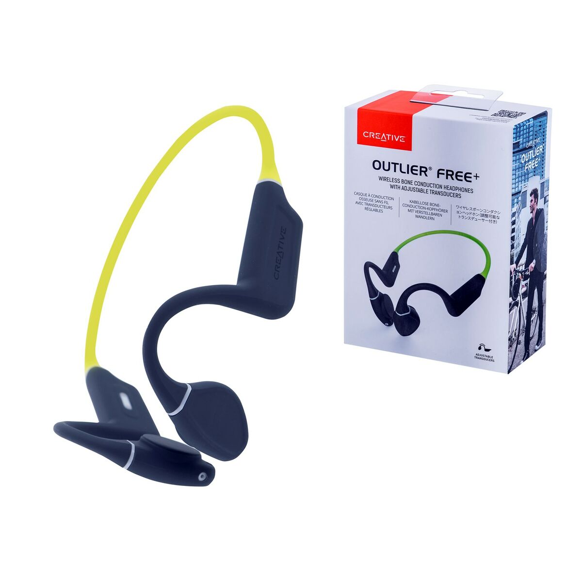 Bluetooth Sporthörlurar Creative Technology 51EF1080AA002 Grön